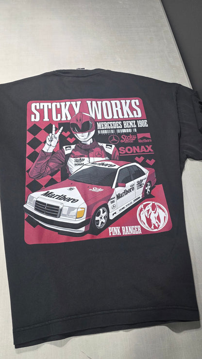 Pink Ranger Rally Team Tee