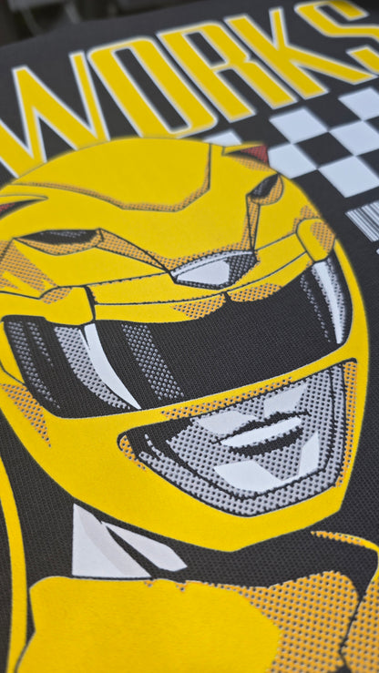 Yellow Ranger Rally Team Tee