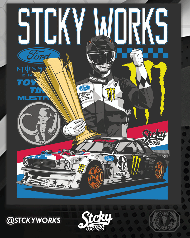 Black Ranger Rally Team Tee