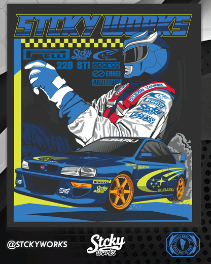 Blue Ranger Rally Team Tee