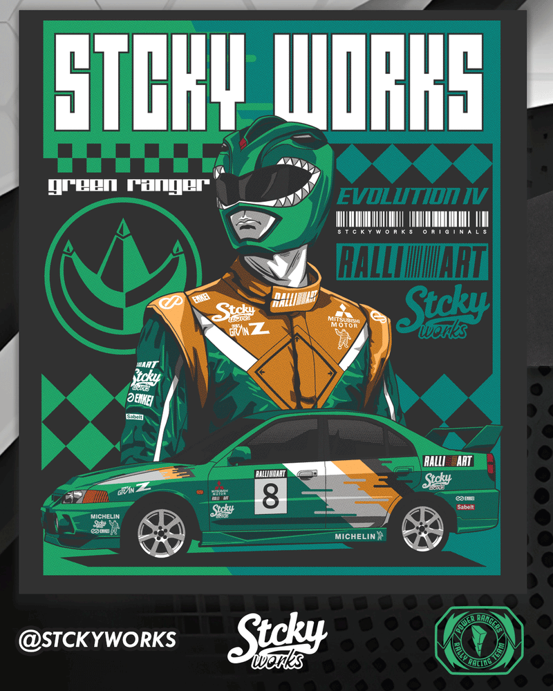 Green Ranger Rally Team Tee