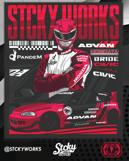 Red Ranger Rally Team Tee