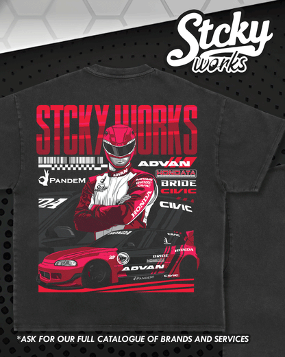 Red Ranger Rally Team Tee